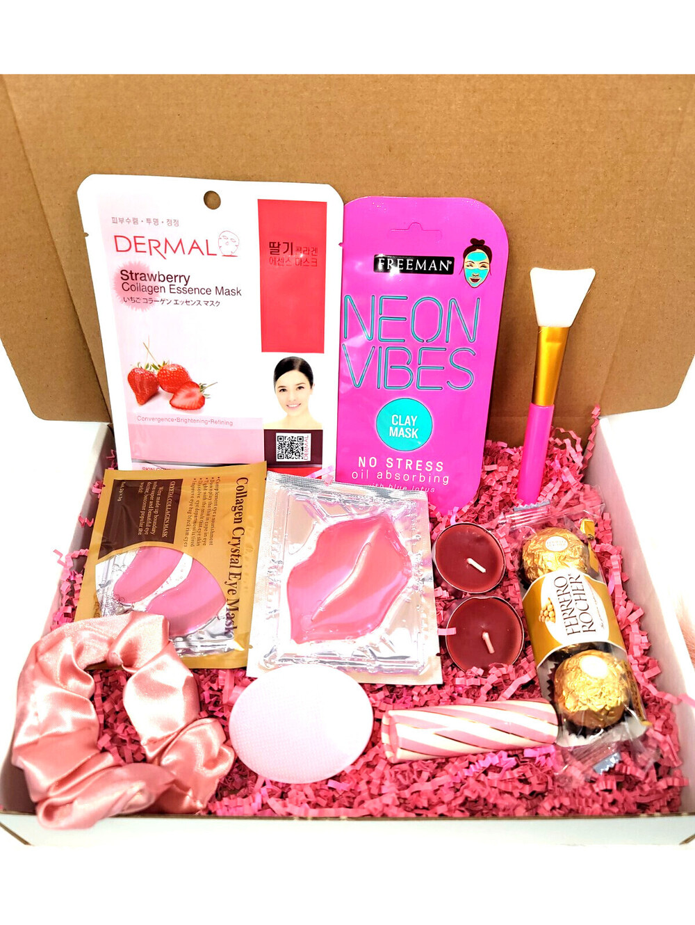 Teen/Women Gift Box Self-Care Basket with Face Masks